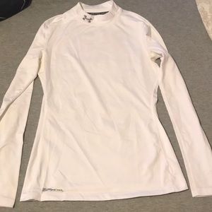 White Under Armour long sleeve